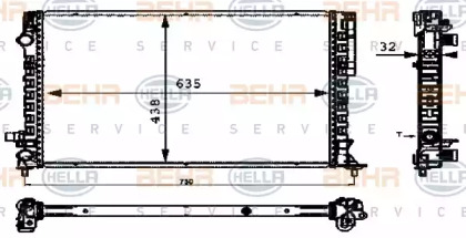 Теплообменник BEHR HELLA SERVICE 8MK 376 712-674