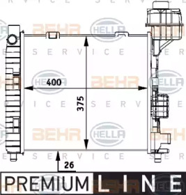 Теплообменник BEHR HELLA SERVICE 8MK 376 713-031