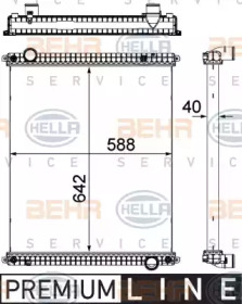 Теплообменник BEHR HELLA SERVICE 8MK 376 714-231