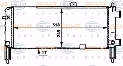 Теплообменник BEHR HELLA SERVICE 8MK 376 715-661