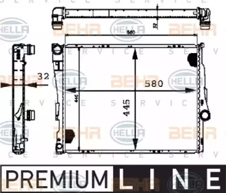 Теплообменник BEHR HELLA SERVICE 8MK 376 716-251