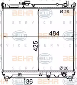 Теплообменник BEHR HELLA SERVICE 8MK 376 716-421