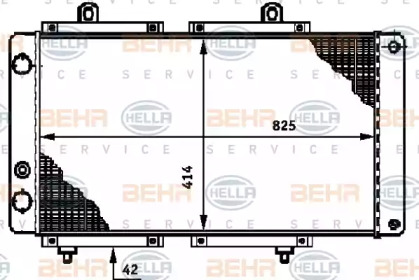 Теплообменник BEHR HELLA SERVICE 8MK 376 720-071