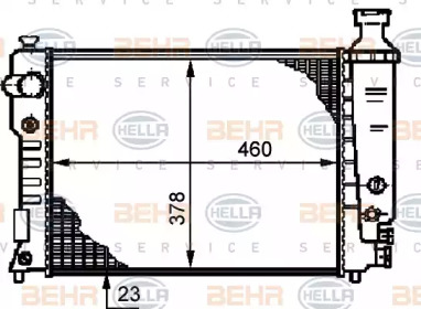 Теплообменник BEHR HELLA SERVICE 8MK 376 720-101