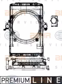 Теплообменник BEHR HELLA SERVICE 8MK 376 722-211