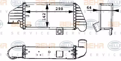 Теплообменник BEHR HELLA SERVICE 8ML 376 723-071