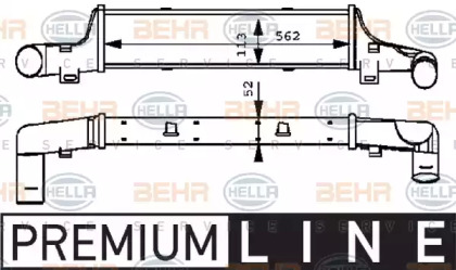 Теплообменник BEHR HELLA SERVICE 8ML 376 723-131