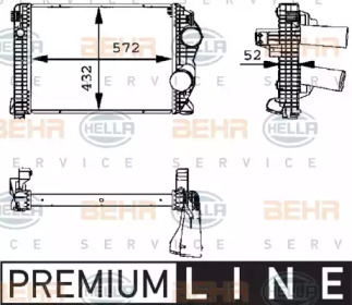 Теплообменник BEHR HELLA SERVICE 8ML 376 723-791