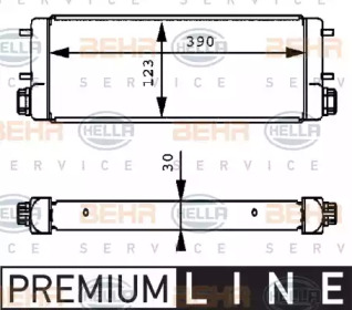 Теплообменник BEHR HELLA SERVICE 8MO 376 725-431