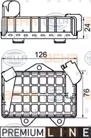 Теплообменник BEHR HELLA SERVICE 8MO 376 726-021