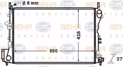 Теплообменник BEHR HELLA SERVICE 8MK 376 726-771