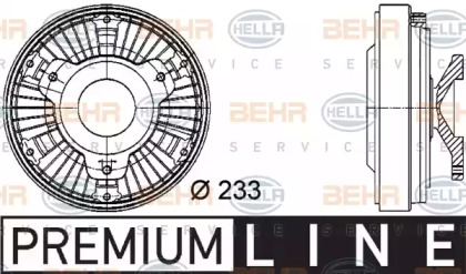 Сцепление BEHR HELLA SERVICE 8MV 376 729-481