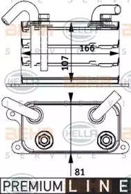 Теплообменник BEHR HELLA SERVICE 8MO 376 729-631