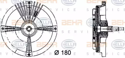 Сцепление BEHR HELLA SERVICE 8MV 376 731-111