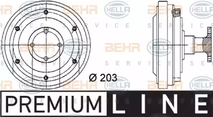 Сцепление BEHR HELLA SERVICE 8MV 376 731-351