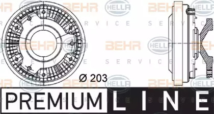 Сцепление BEHR HELLA SERVICE 8MV 376 731-421