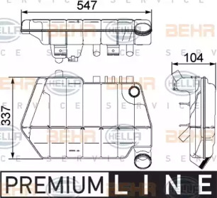 Резервуар BEHR HELLA SERVICE 8MA 376 731-631