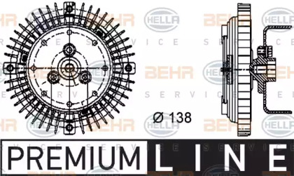 Сцепление BEHR HELLA SERVICE 8MV 376 732-011