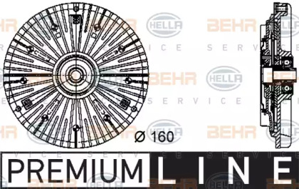 Сцепление BEHR HELLA SERVICE 8MV 376 732-071