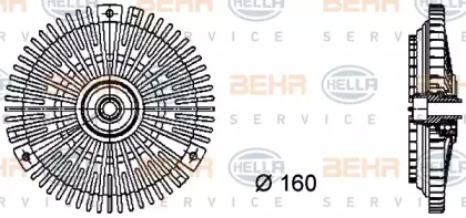 Сцепление BEHR HELLA SERVICE 8MV 376 732-261