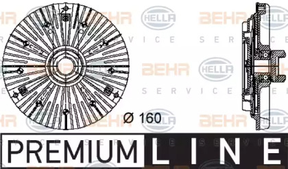 Сцепление BEHR HELLA SERVICE 8MV 376 732-401