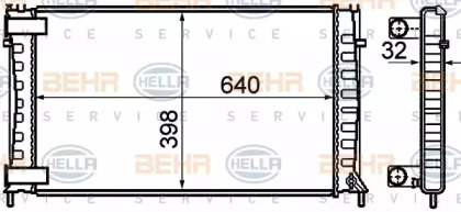 Теплообменник BEHR HELLA SERVICE 8MK 376 732-791