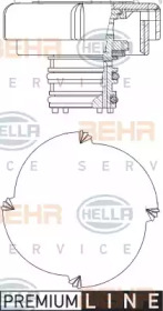 Запор BEHR HELLA SERVICE 8MY 376 743-451