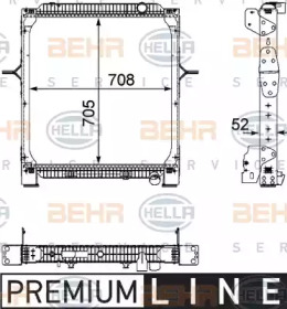 Теплообменник BEHR HELLA SERVICE 8MK 376 745-181