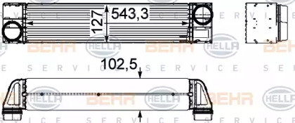 Теплообменник BEHR HELLA SERVICE 8ML 376 746-051