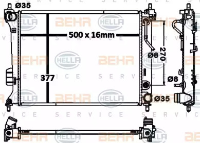 Теплообменник BEHR HELLA SERVICE 8MK 376 750-421