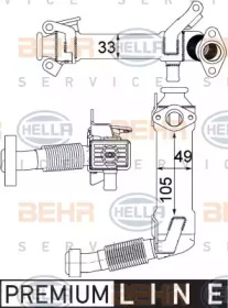 Теплообменник BEHR HELLA SERVICE 8ME 376 750-761