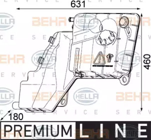 Резервуар BEHR HELLA SERVICE 8MA 376 753-791