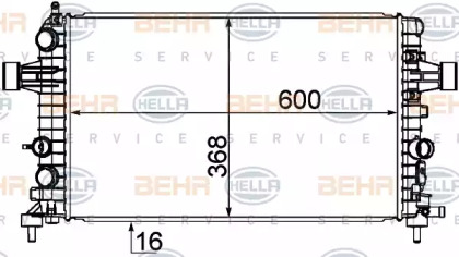 Теплообменник BEHR HELLA SERVICE 8MK 376 754-081