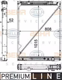 Теплообменник BEHR HELLA SERVICE 8MK 376 756-151