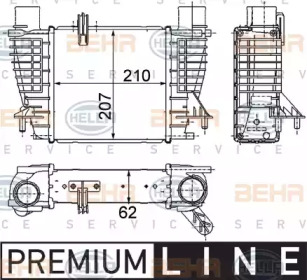 Теплообменник BEHR HELLA SERVICE 8ML 376 756-621