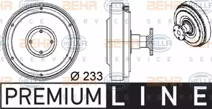 Сцепление BEHR HELLA SERVICE 8MV 376 757-091