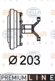 Сцепление BEHR HELLA SERVICE 8MV 376 757-171