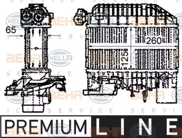 Теплообменник BEHR HELLA SERVICE 8ML 376 760-651