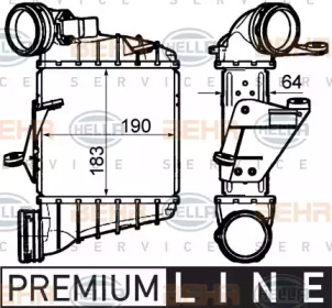 Теплообменник BEHR HELLA SERVICE 8ML 376 760-681