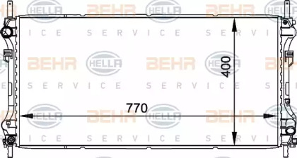 Теплообменник BEHR HELLA SERVICE 8MK 376 764-091