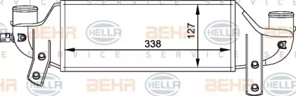 Теплообменник BEHR HELLA SERVICE 8ML 376 765-001