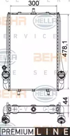 Теплообменник BEHR HELLA SERVICE 8MK 376 765-131