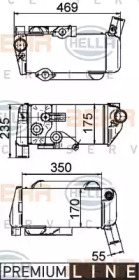 Теплообменник BEHR HELLA SERVICE 8MO 376 765-511