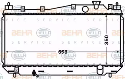 Теплообменник BEHR HELLA SERVICE 8MK 376 768-291