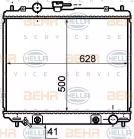 Теплообменник BEHR HELLA SERVICE 8MK 376 770-161