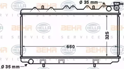 Теплообменник BEHR HELLA SERVICE 8MK 376 770-461