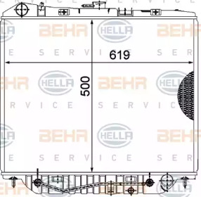 Теплообменник BEHR HELLA SERVICE 8MK 376 771-101