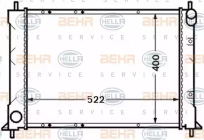 Теплообменник BEHR HELLA SERVICE 8MK 376 772-201