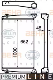 Теплообменник BEHR HELLA SERVICE 8ML 376 792-001