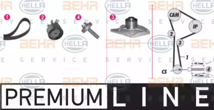 Комплект водяного насоса / зубчатого ремня BEHR HELLA SERVICE 8MP 376 814-821